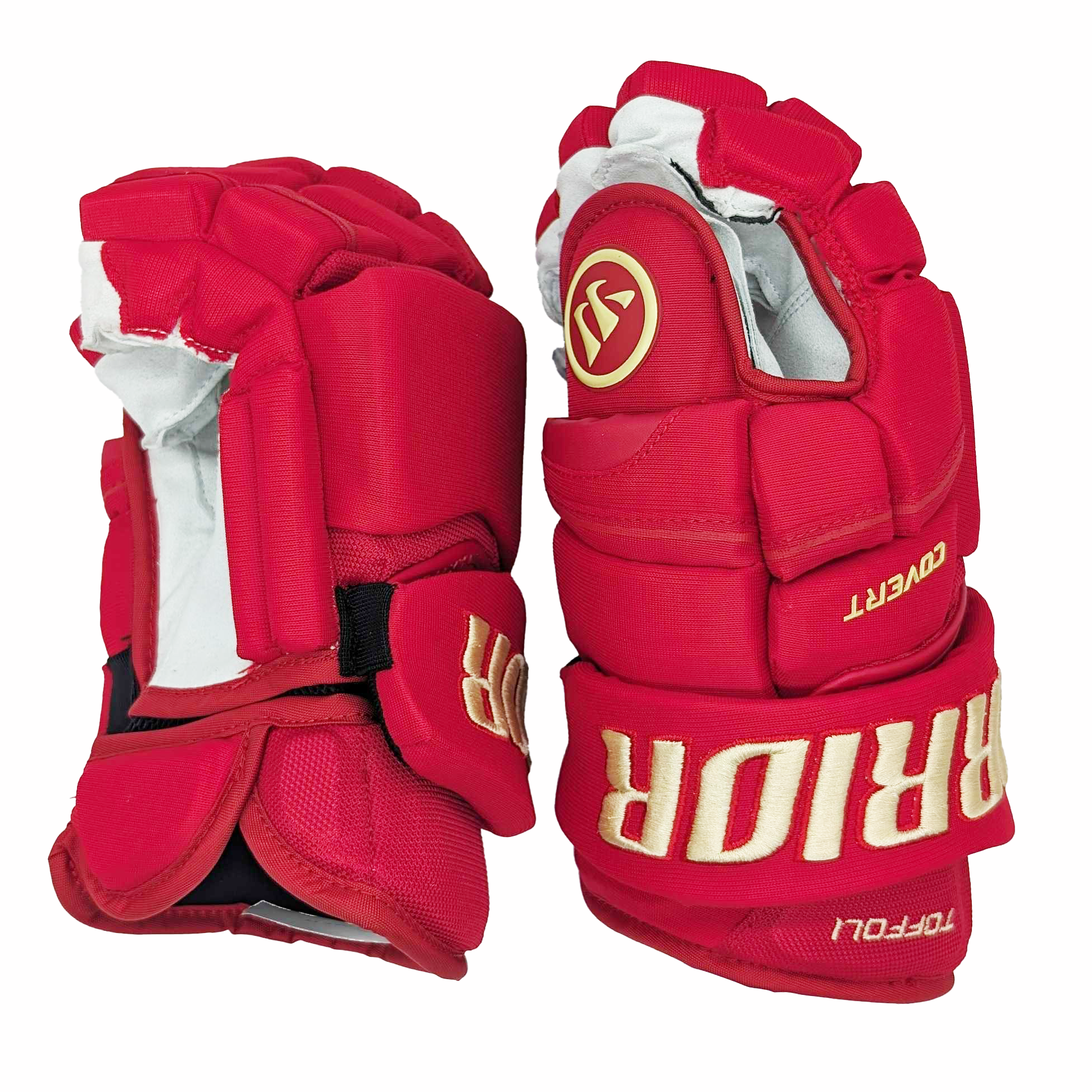 Warrior Covert QRE Pro - NHL Pro Stock Glove - Tyler Toffoli (Red/Gold Heritage)